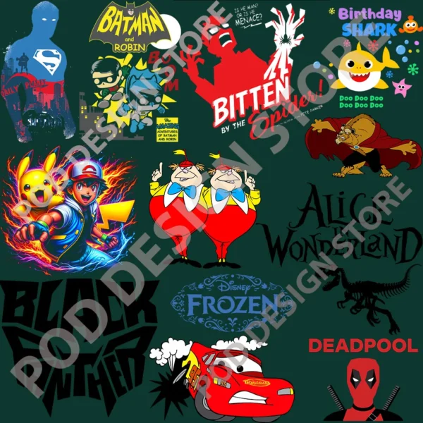 9000+ Cartoon Designs Bundle