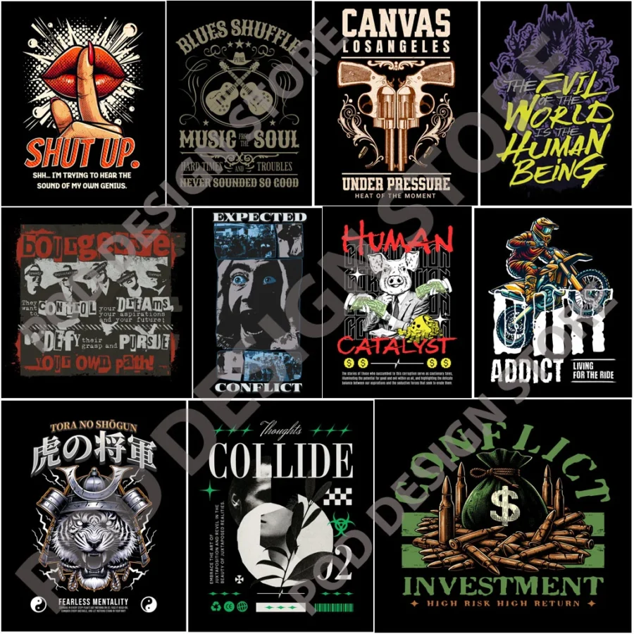 15000+ Premium Streetwear Designs Bundle