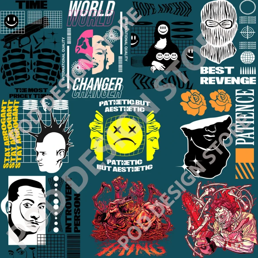 15000+ Premium Streetwear Designs Bundle