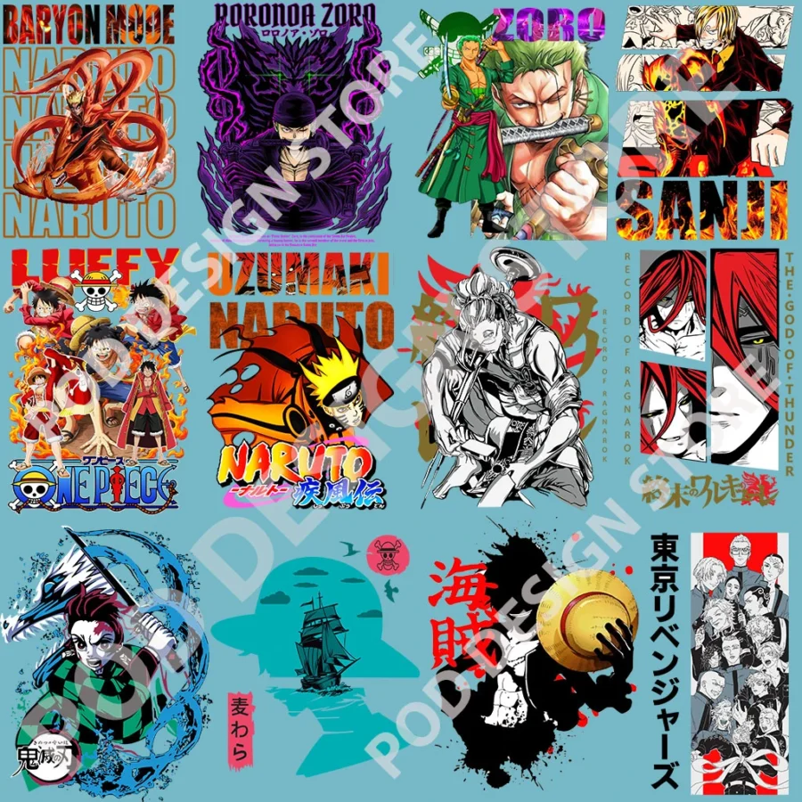 10,000+ Ultimate Anime Bundle – High-Quality PNG & Vector Files
