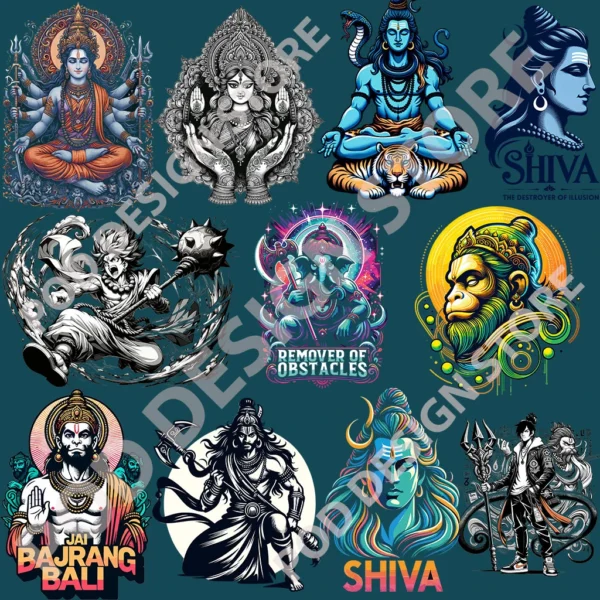 500+ Hindu God Designs Bundle