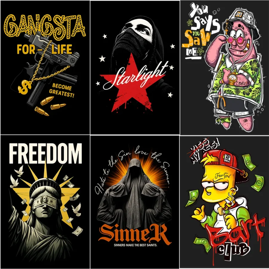 🧢 120+ Latest Streetwear & Cartoon Streetwear POD Design Bundle