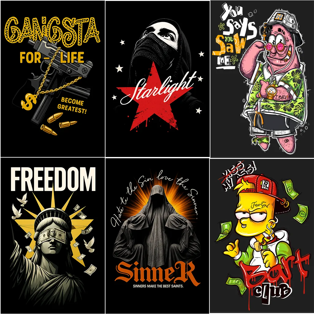 🧢 120+ Latest Streetwear & Cartoon Streetwear POD Design Bundle