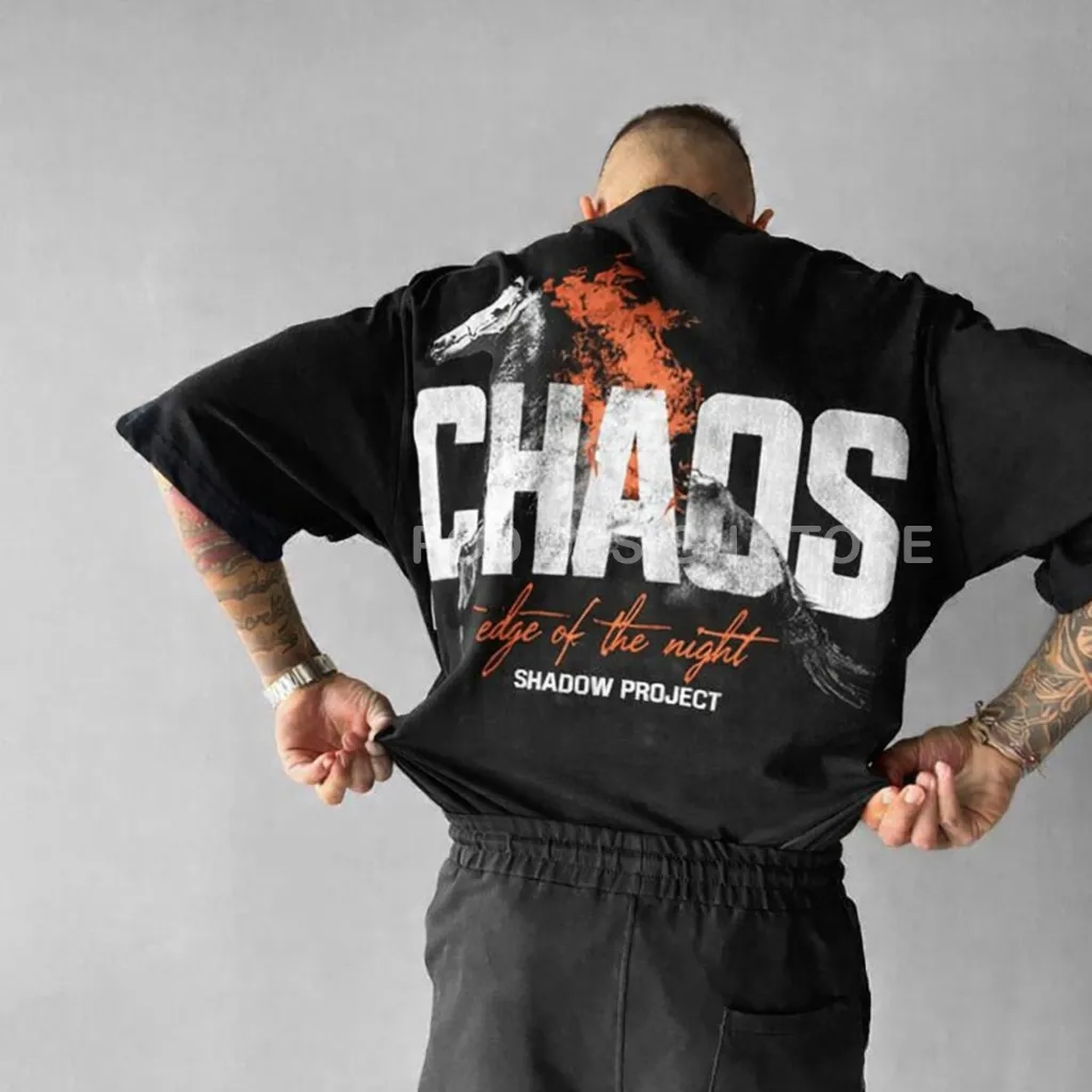 Grunge Horse Skull Graphic Streetwear Free POD Design