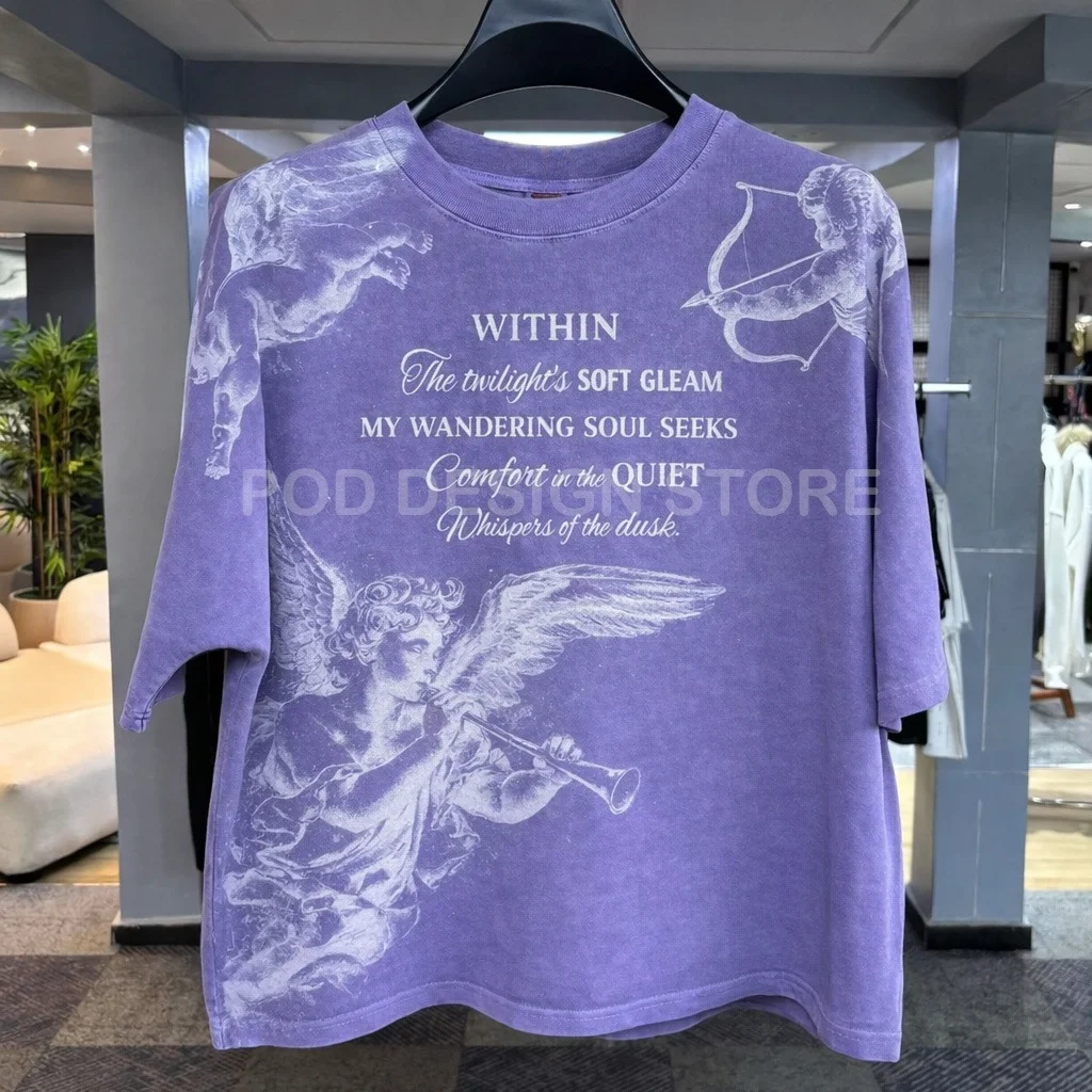 Angel Aesthetic Graphic T-shirt POD Design Store