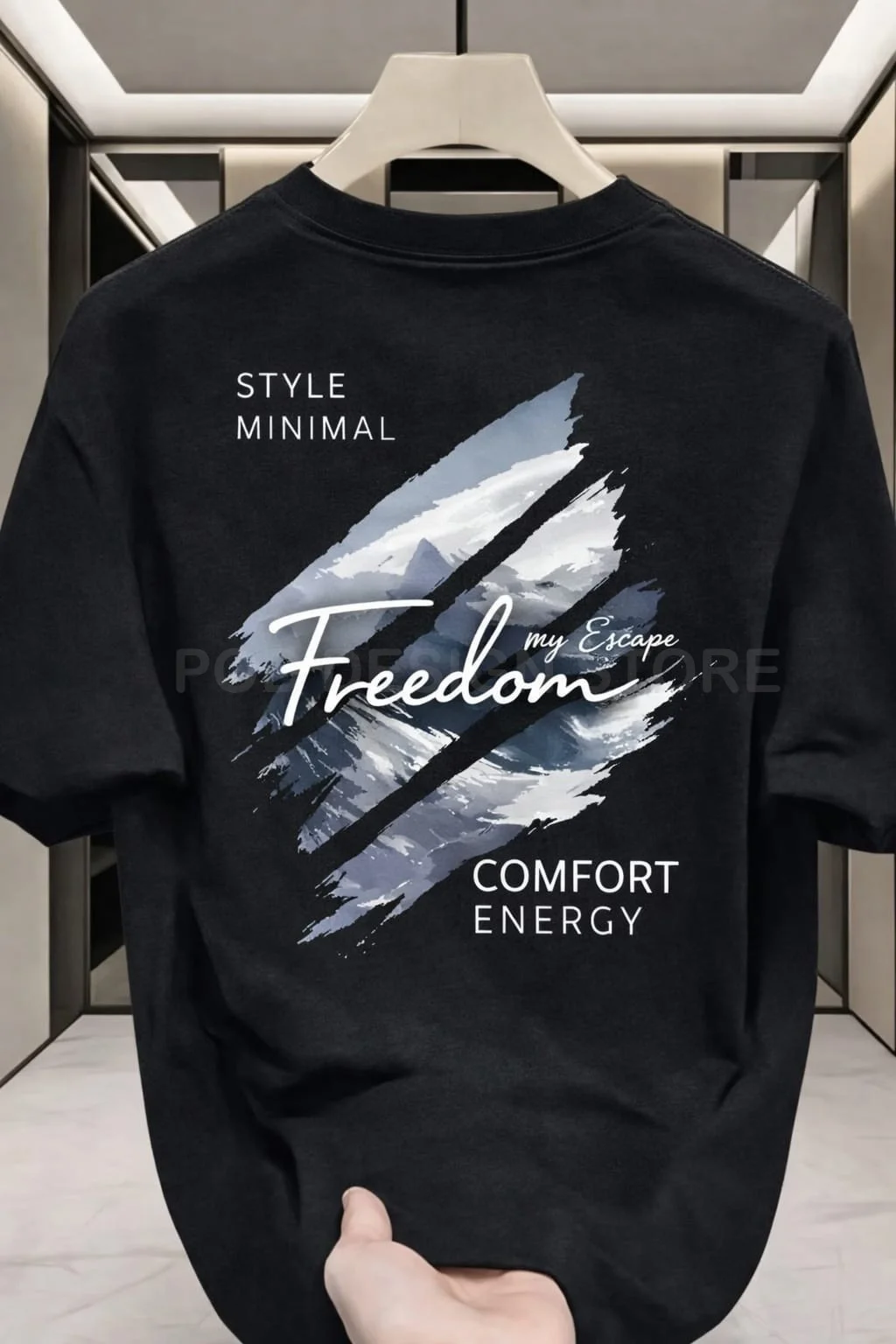 Aesthetic Minimal Streetwear Graphic T-Shirt POD Design Store
