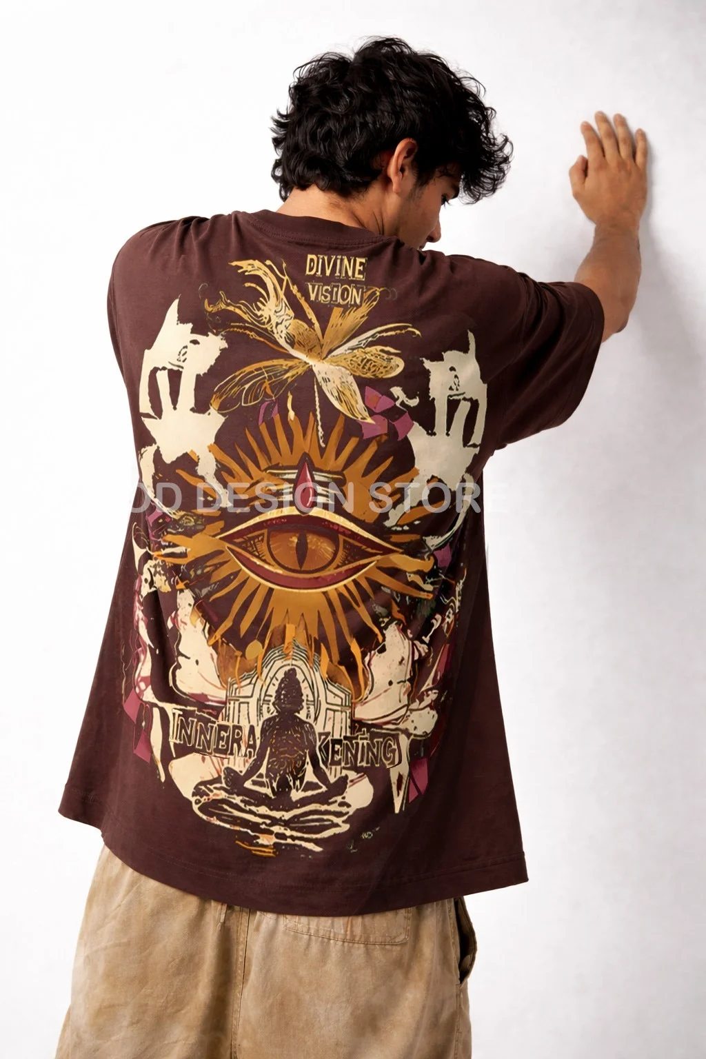 Mystic Third Eye Graphic Streetwear T-Shirt POD Design Store
